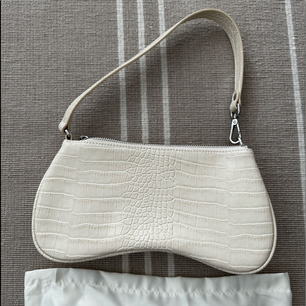 jw pei eva shoulder handbag ivory